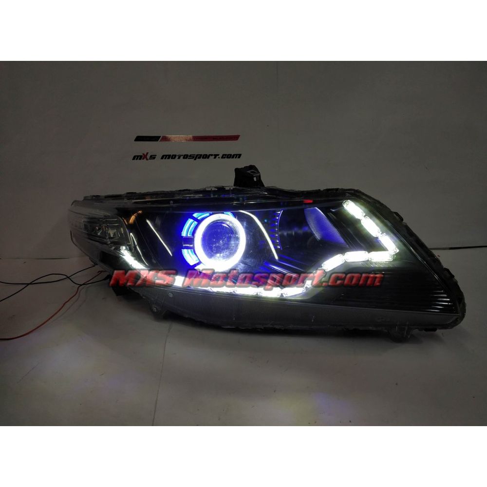 MXSHL735 Honda City Daytime LED Projector Headlights with Matrix Turn Signal Mode