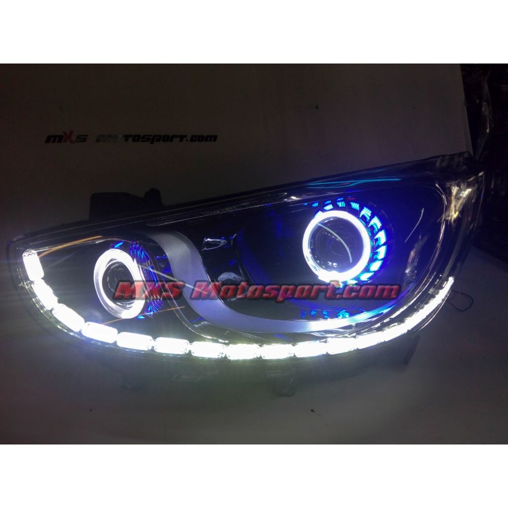 MXSHL699 Hyundai Verna Fluidic Dual Projector Headlights with Matrix Turn Signal Mode