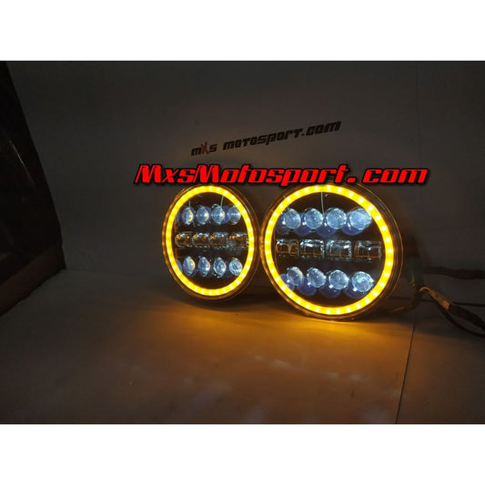 MXSHL709 Daymaker Projector Headlights for Mahindra Thar Jeep Wrangler