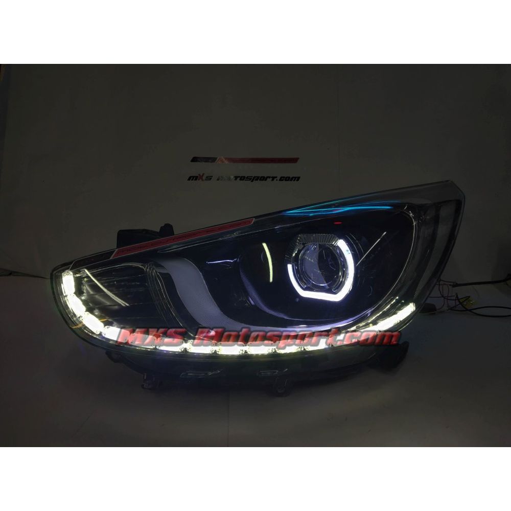 MXSHL724 Hyundai Verna Fluidic Daytime Projector Headlights with Matrix Turn Signal Mode