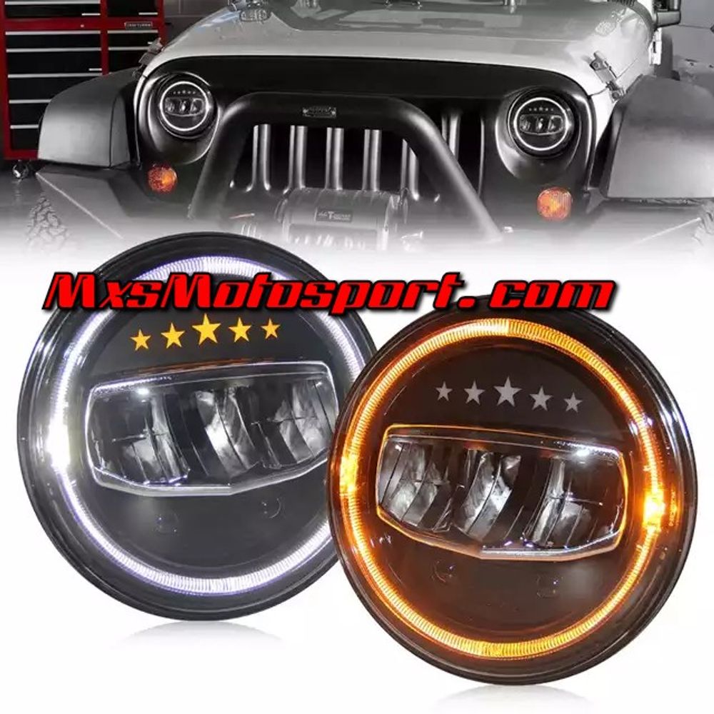 MXS2910 Maruti Suzuki Gypsy Daytime Cree LED Headlights Merc G Wagon Inspired