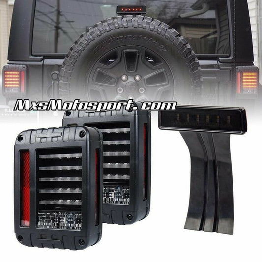 MXSTL103 Monster Led Tail Lights Mahindra Thar&quot; Jeep &quot;Wrangler&quot; SUV Off Road