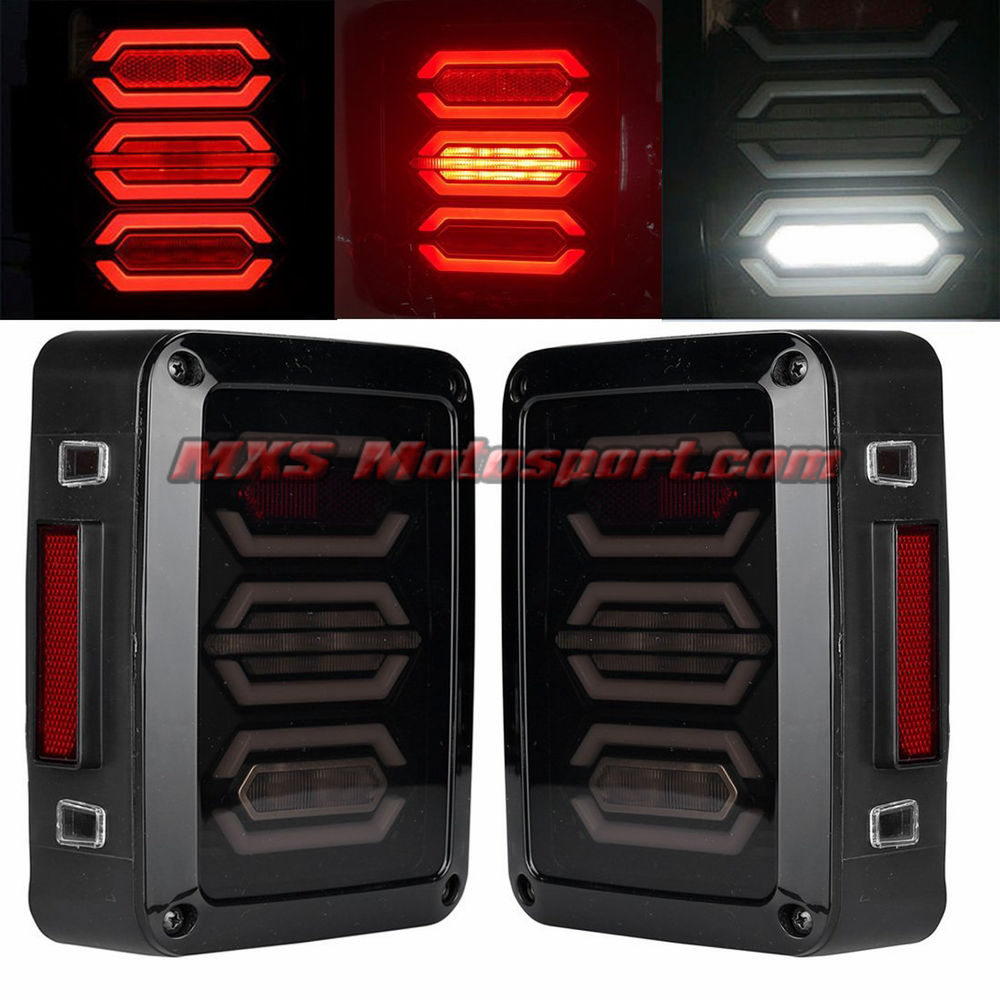 MXSTL104 Monster Led Tail Lights Mahindra Thar" Jeep "Wrangler" SUV Off Road