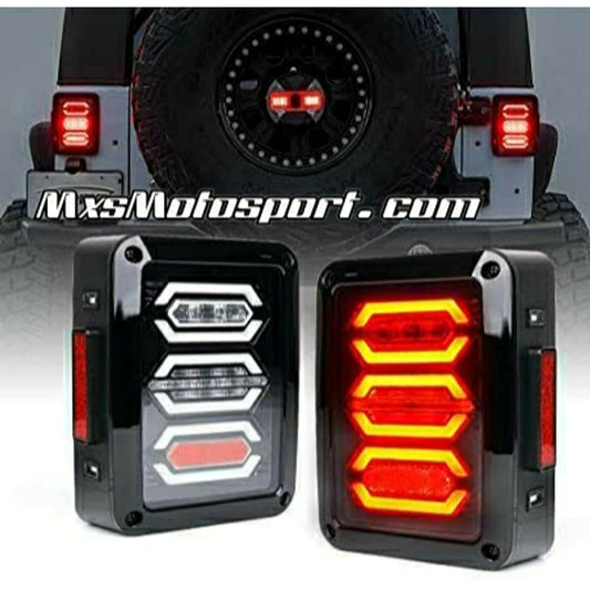 MXSTL104 Monster Led Tail Lights Mahindra Thar&quot; Jeep &quot;Wrangler&quot; SUV Off Road