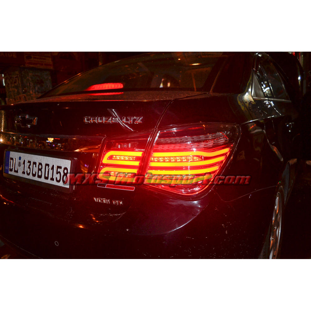 MXSTL105 LED Tail Light Chevrolet Cruze Smoked Black Matrix Style