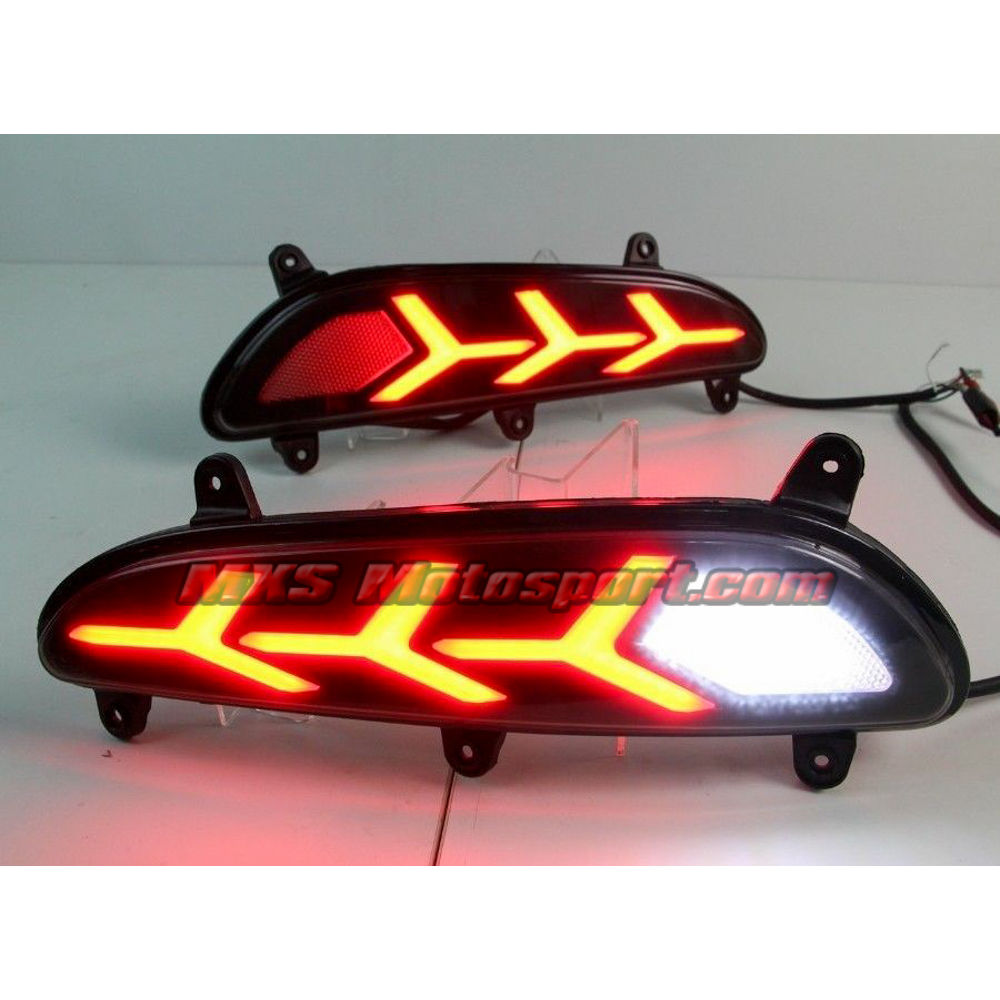 MXSTL137 Hyundai i20 Elite Rear Bumper Reflector DRL LED Tail Lights