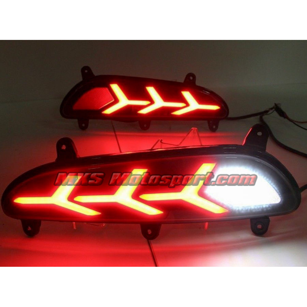 MXSTL137 Hyundai i20 Elite Rear Bumper Reflector DRL LED Tail Lights