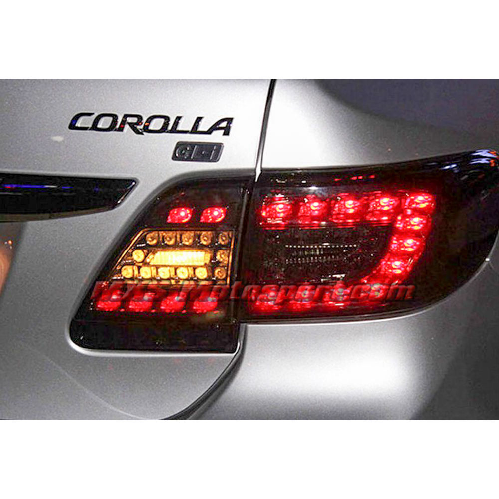 MXSTL140 Toyota Corolla Led Tail Light Smoked Black
