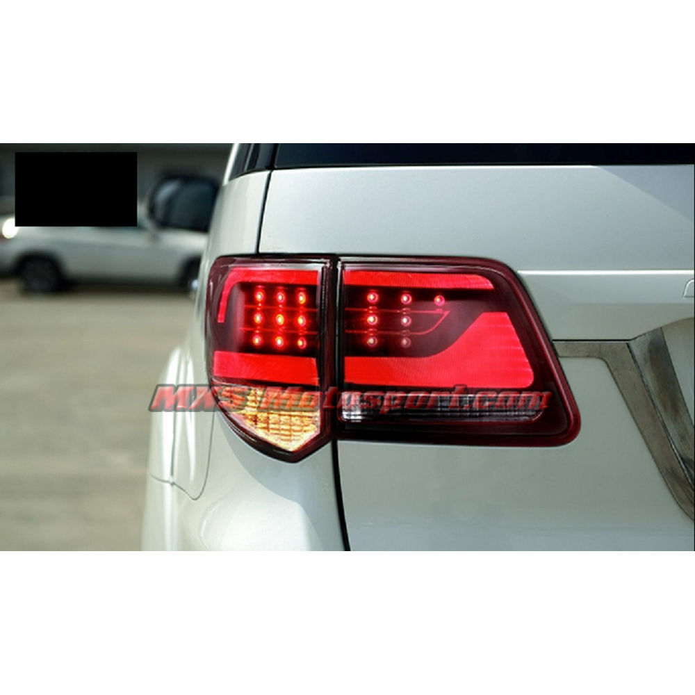 MXSTL154 Toyota Fortuner LED Tail Lights with Matrix Mode Land Cruiser Style