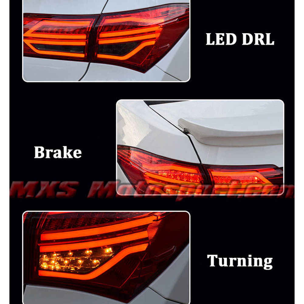 MXSTL162 Toyota Corolla Altis LED Tail Lights 2014-2017