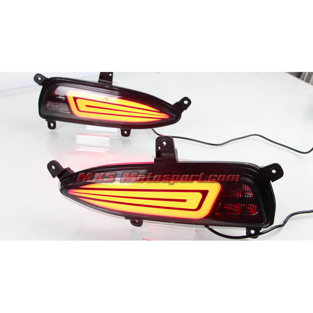 MXSTL165 Hyundai i20 Elite Rear Bumper Reflector DRL LED Tail Lights New Version