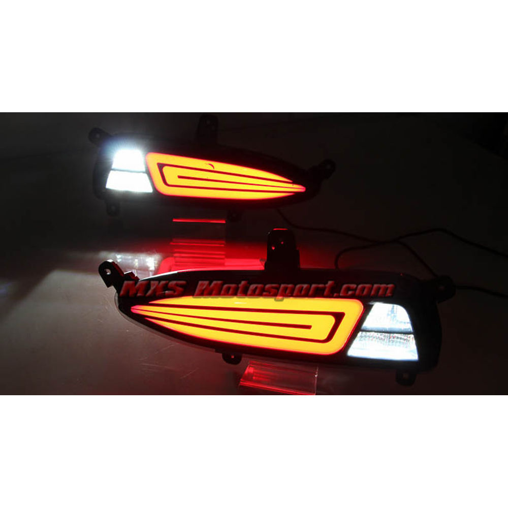 MXSTL165 Hyundai i20 Elite Rear Bumper Reflector DRL LED Tail Lights New Version