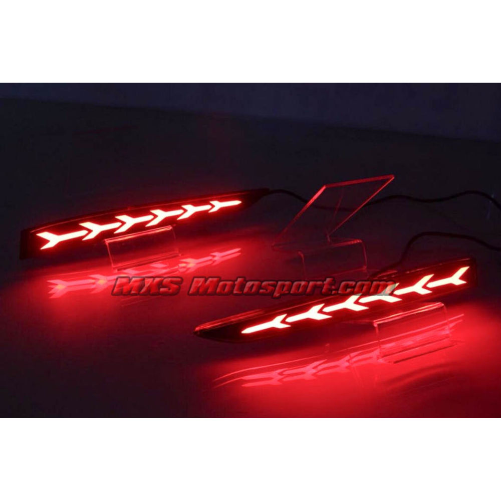 MXSTL168 Hyundai Verna Rear Bumper Reflector DRL LED Tail Lights New Version