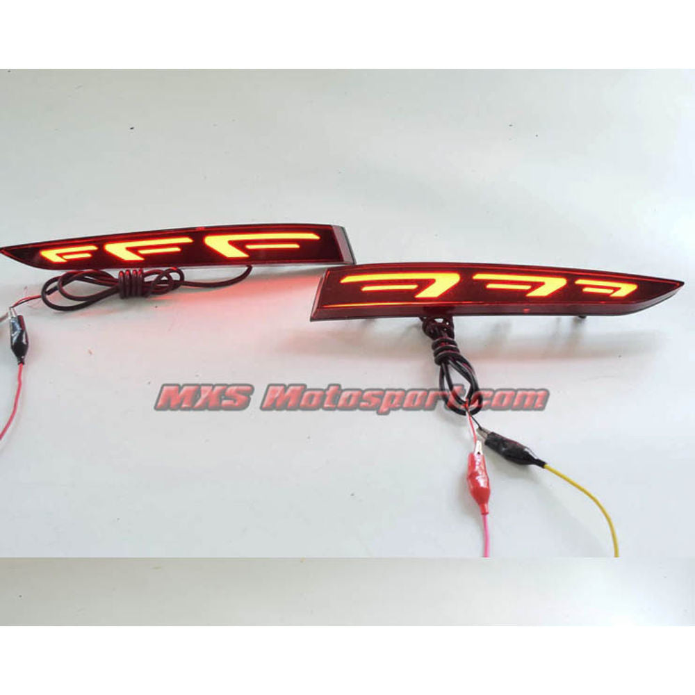 MXSTL169 Hyundai Verna Rear Bumper Reflector DRL LED Tail Lights New Version