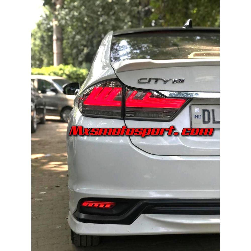 MXSTL170 Honda City Led Tail Lights LS 500 Style with Matrix Turn Signal Mode