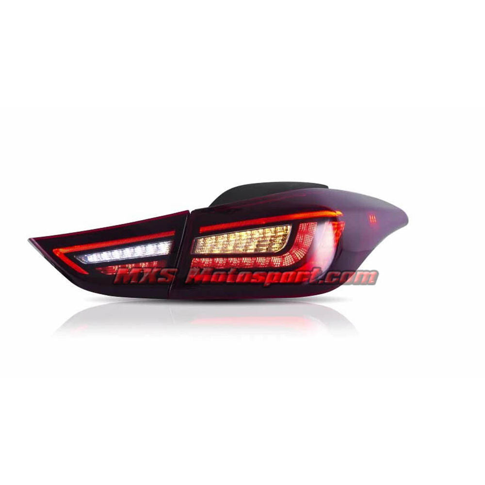 MXSTL178 Hyundai Elantra LED Tail Lights with Matrix Turn Signal Mode