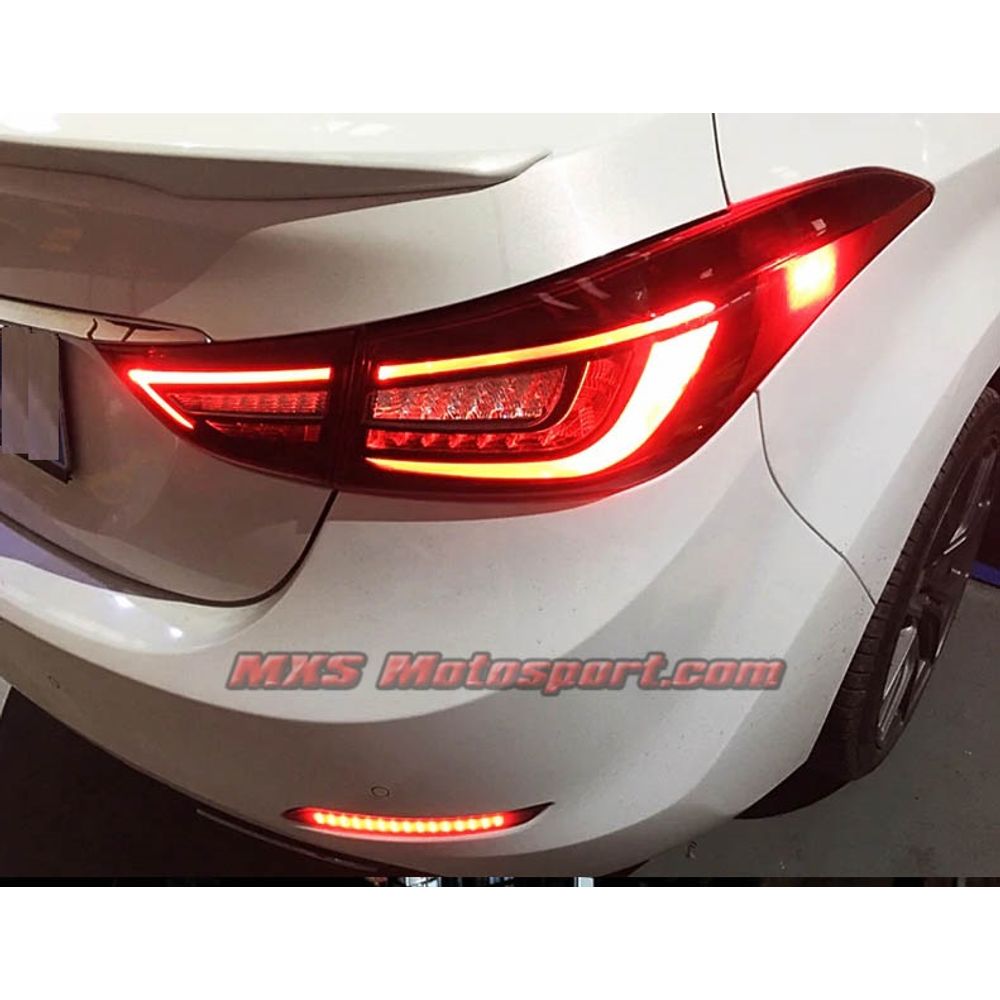 MXSTL178 Hyundai Elantra LED Tail Lights with Matrix Turn Signal Mode