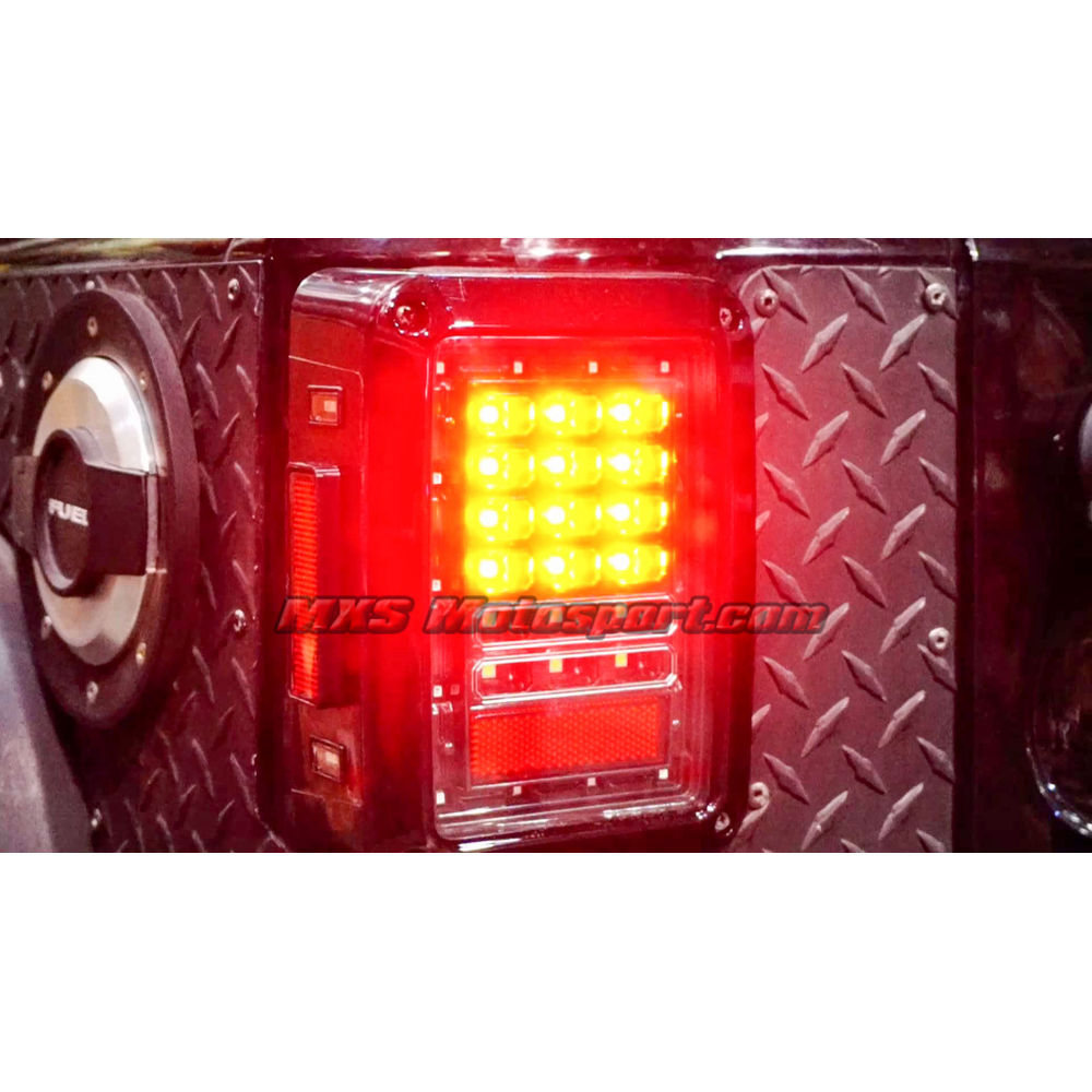 MXSTL65 Monster LED Tail Lights Mahindra Thar" Jeep" Wrangler" SUV Off Road
