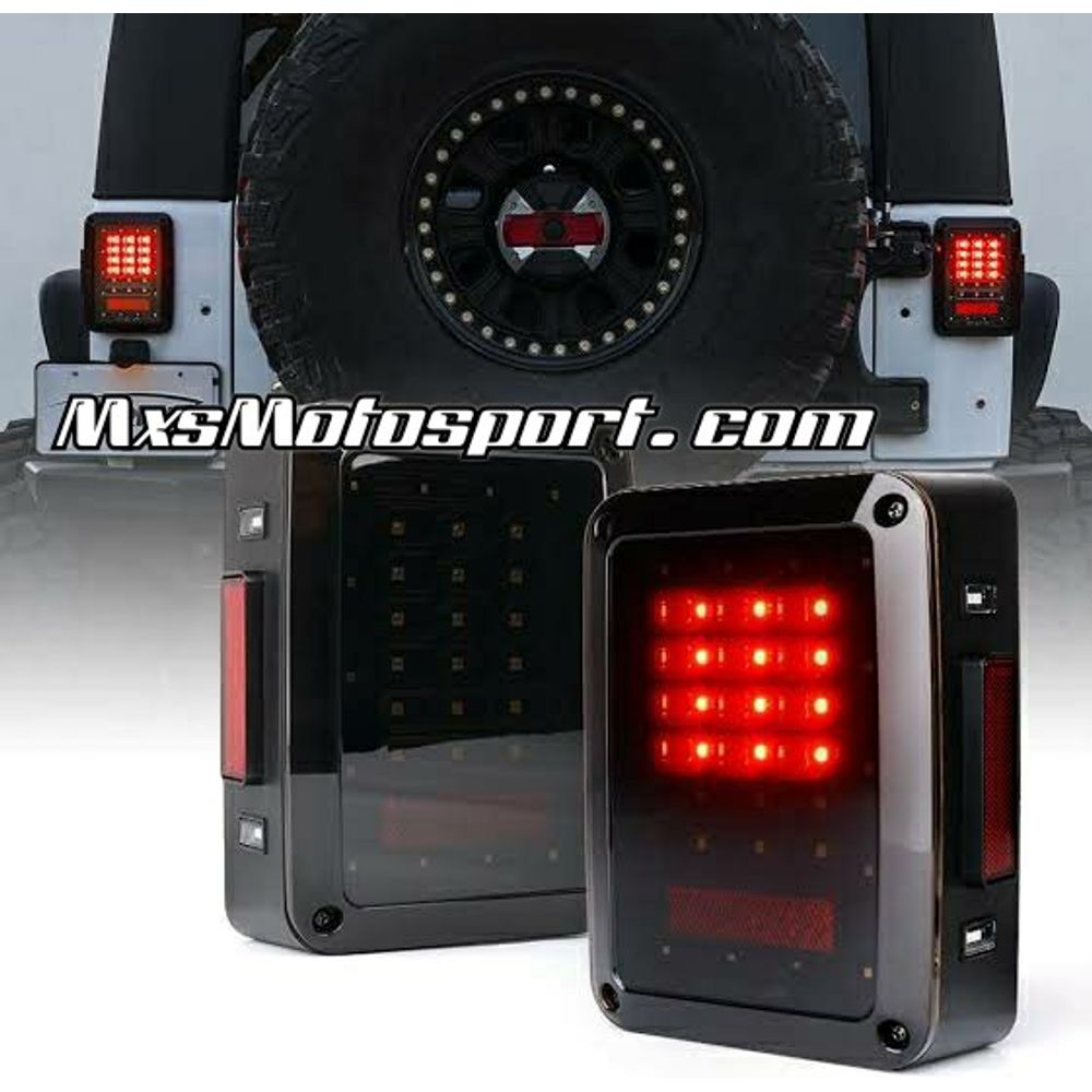 MXSTL65 Monster LED Tail Lights Mahindra Thar" Jeep" Wrangler" SUV Off Road