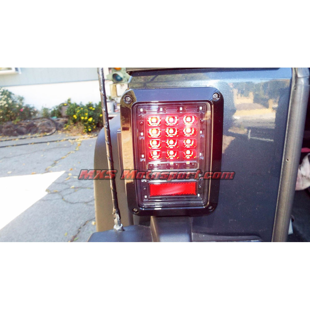 MXSTL65 Monster LED Tail Lights Mahindra Thar" Jeep" Wrangler" SUV Off Road