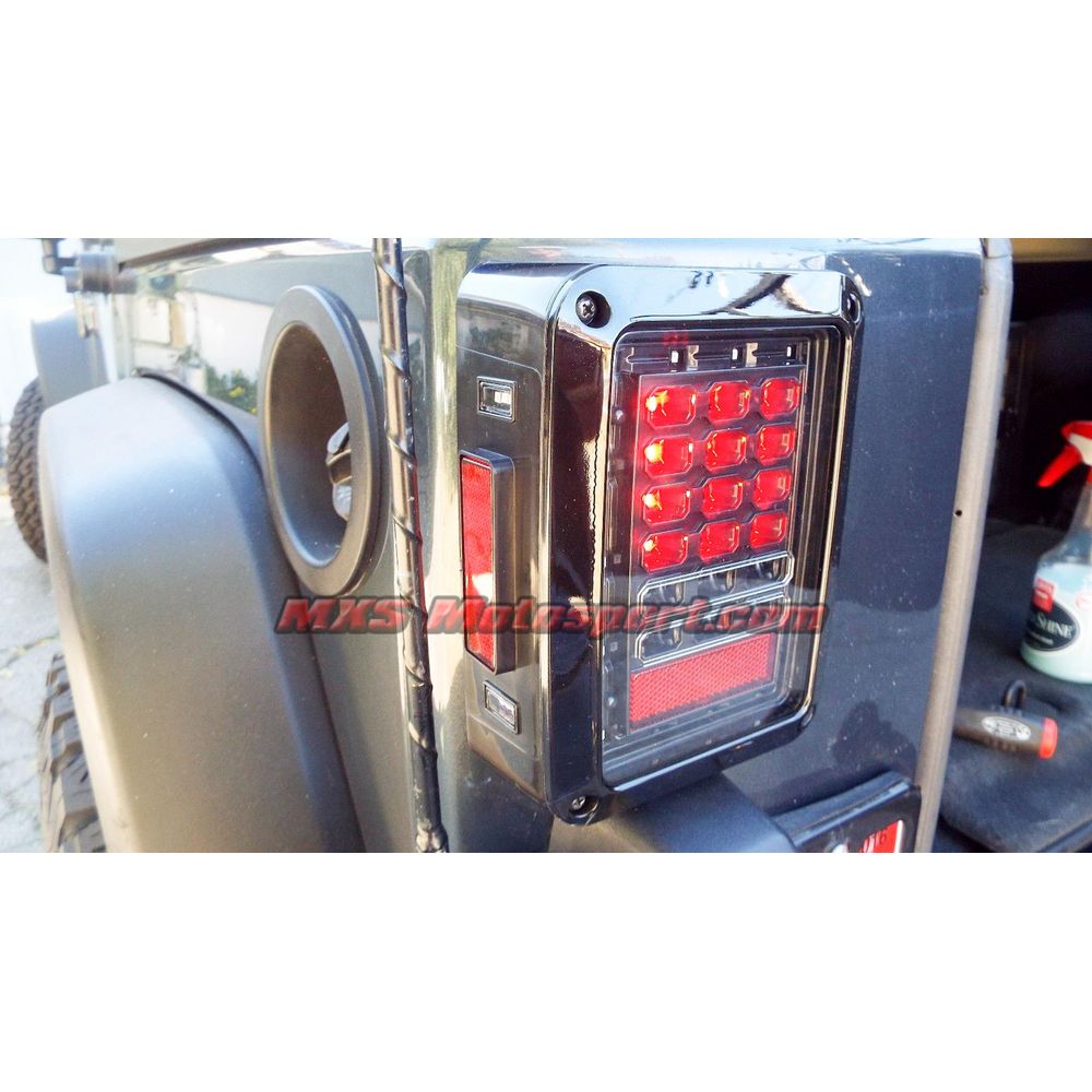 MXSTL65 Monster LED Tail Lights Mahindra Thar" Jeep" Wrangler" SUV Off Road