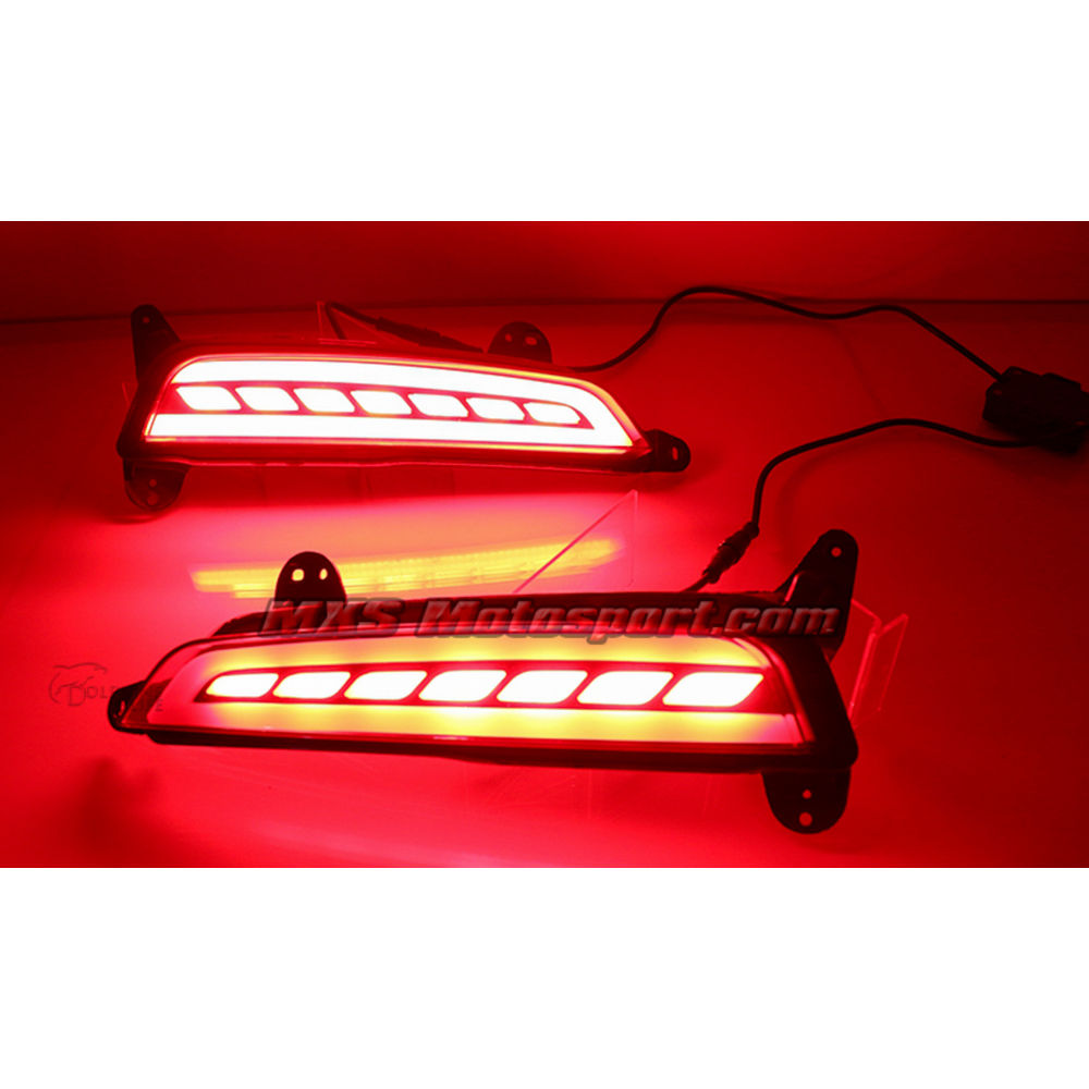 MXSTL72 Rear Bumper Reflector DRL LED Tail Lights Hyundai Creta