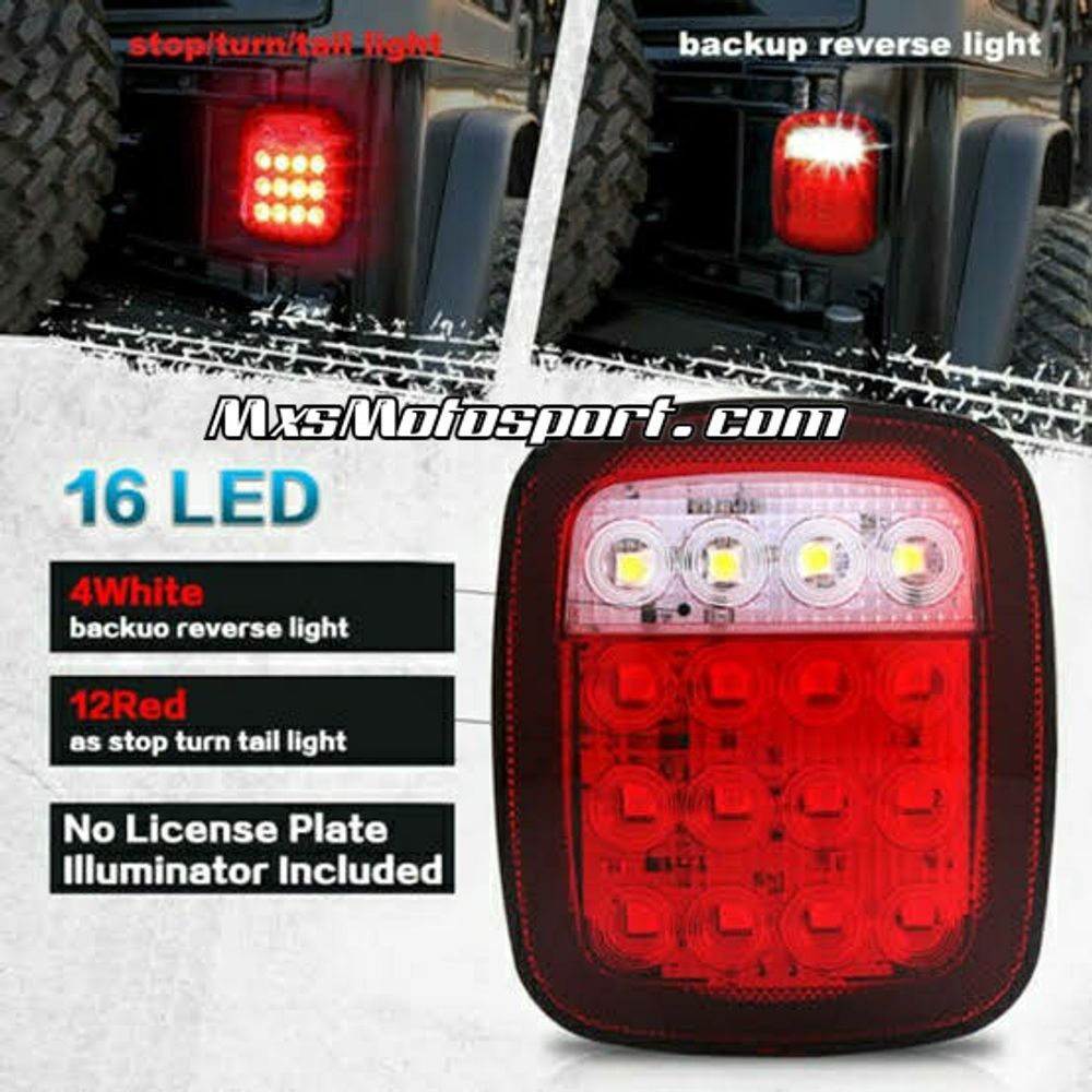 MXSTL76 Monster Led Tail Lights Mahindra Thar Jeep Wrangler