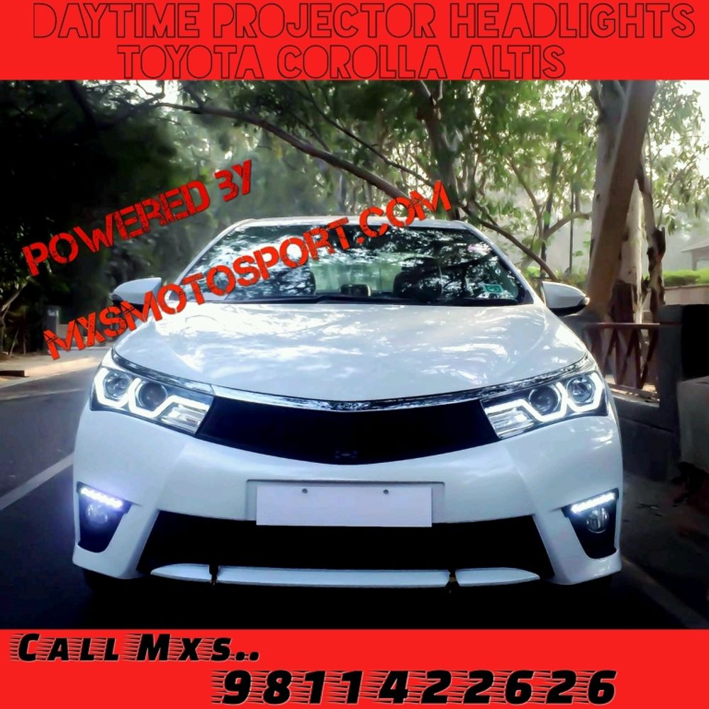 MXSHL383 Projector Headlights Toyota Corolla Altis 2014-2016
