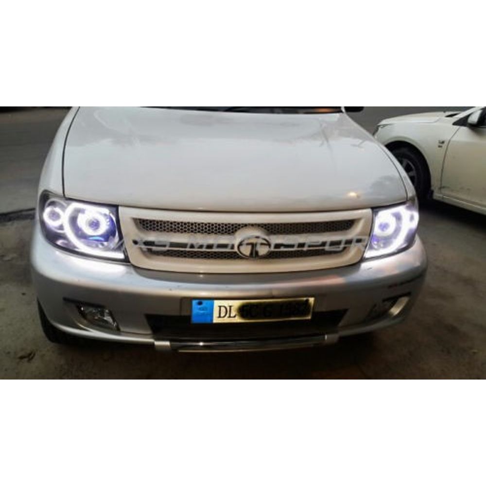 MXS1893 Audi-Style White-Amber DRL Daytime Running Light for Tata Safari