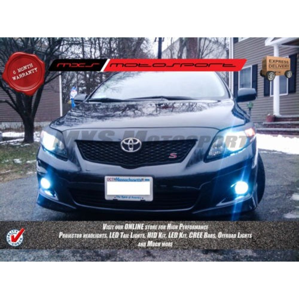 MXS Motosport Toyota Corolla Fog Lamp HID KIT with 6 Months* Warranty