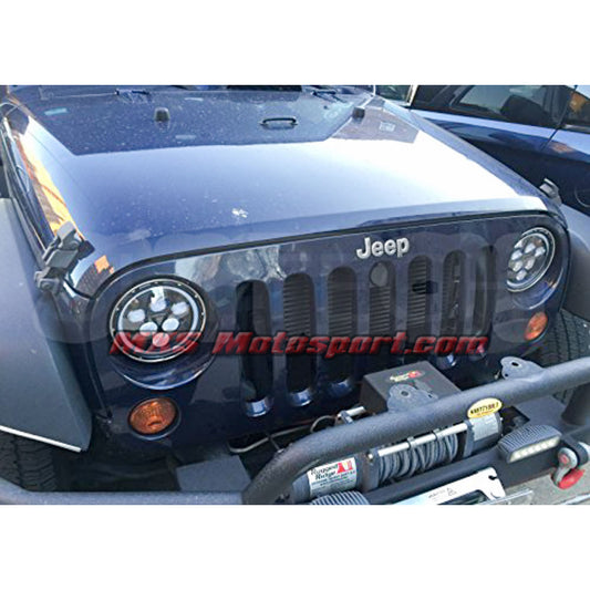 MXSHL95 Tech Hardy Round CREE LED Projector Headlights for Mahindra Thar Jeep
