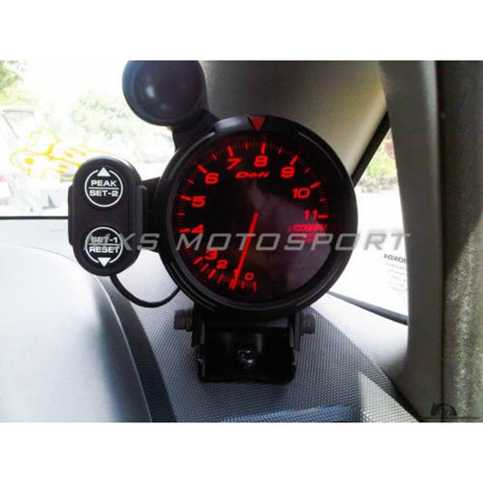 MXS1839 Defi 80MM Tachometer Race Gauge RPM Meter with Shift Light Universal Car