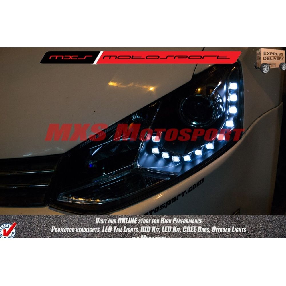 MXSHL77 Projector Headlights Daytime Running light Volkswagen Polo