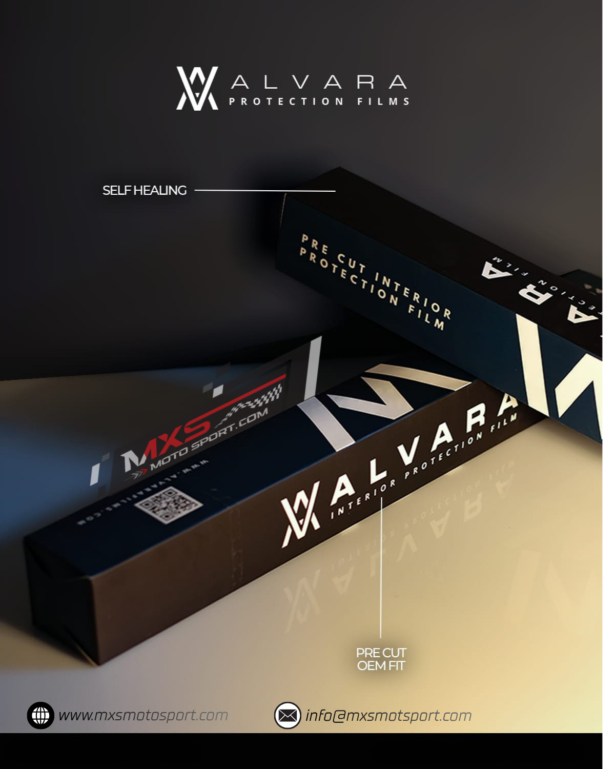 MXS4651 ALVARA Interior Pre-Cut Protection Film | For BMW 5 SERIES | OEM Precision Luxury From MXS Motosport