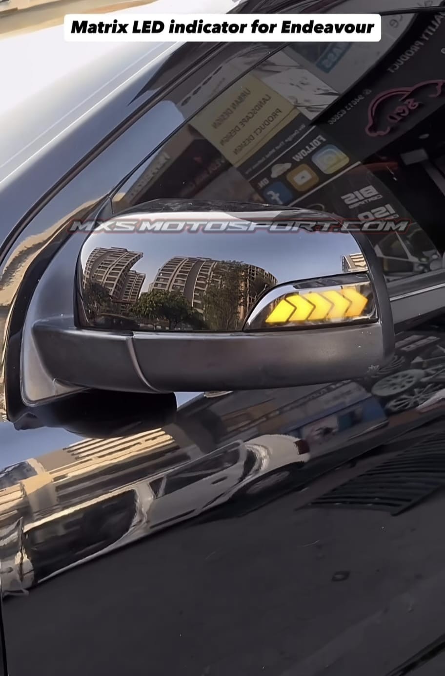 MXS3726 LED Turn Signal Side Mirror DRL's For Ford Endeavour