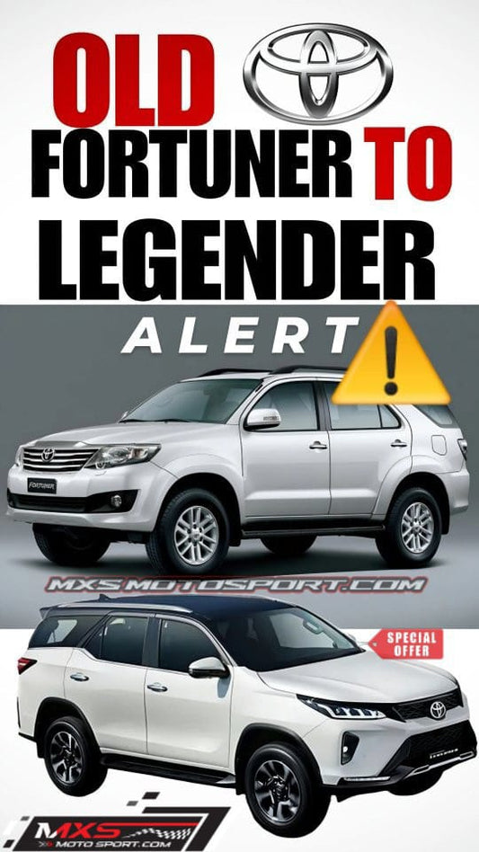 MXS4055 Toyota Fortuner Front Conversion kit 2012 to 2021 Facelift in Legender