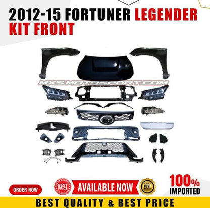 MXS4055 Toyota Fortuner Front Conversion kit 2012 to 2021 Facelift in Legender