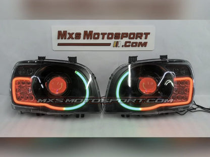 MXS4117 Devil Eye LED Projector Headlights Mahindra Scorpio APP Controlled Headlights