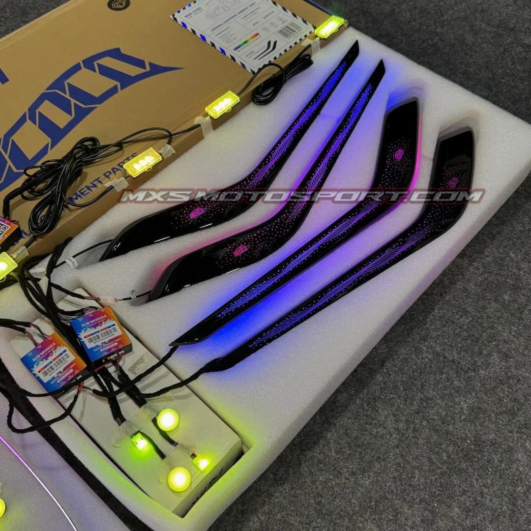 MXS4161 Cardi Premium App Controlled Ambient Lights For Mahindra XUV700 (18 Pcs)