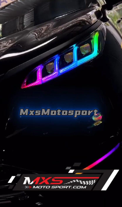 MXS4211 LED Projector Headlights For Toyota Fortuner Legender (APP Controlled)