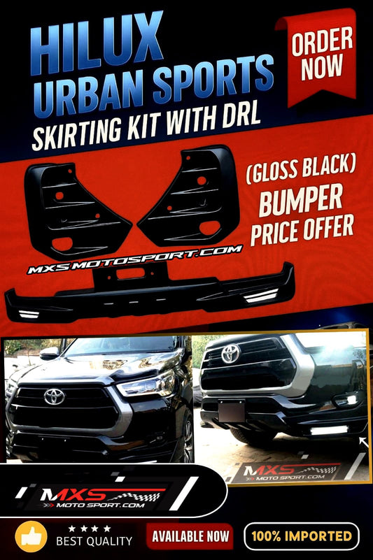 MXS4509 Urban Sports Skirting Kit with DRLs Toyota Hilux