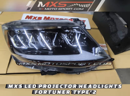 MXS4270 TRI LENS LED Projector Headlights Toyota Fortuner Lexus Inspired