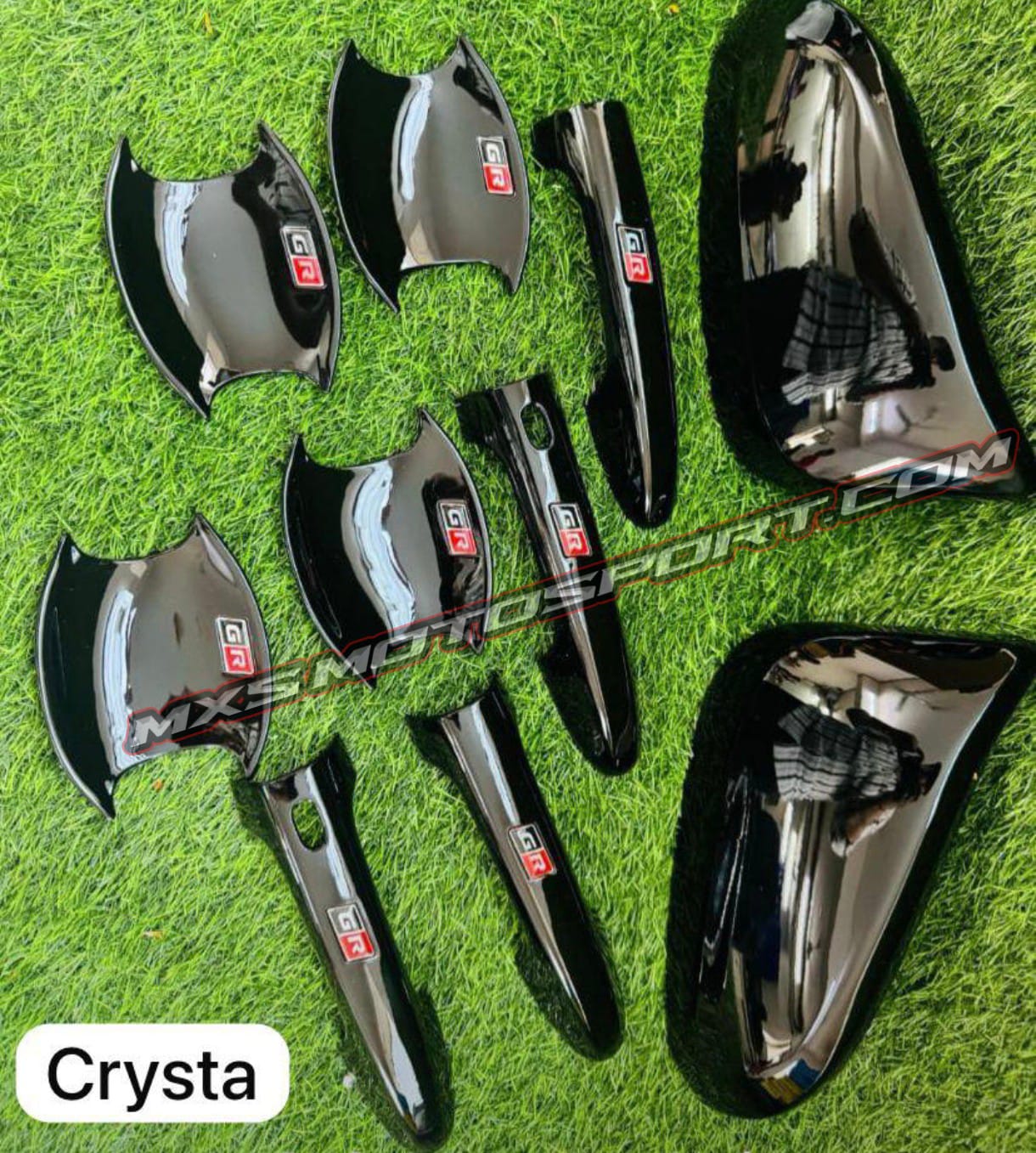 MXS4364 GR AERO Styling Handle + Mirror Covers Kit For Toyota Innova Crysta