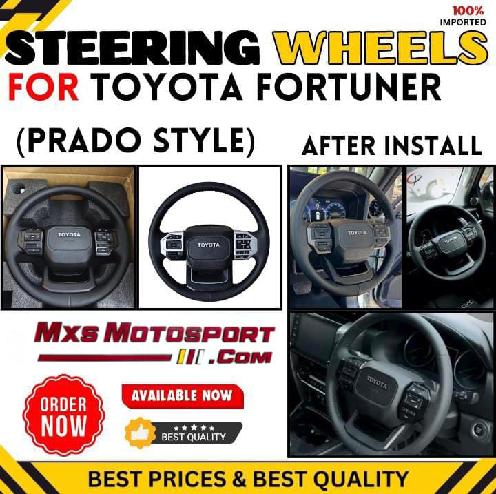 MXS4379 Prado-Style Premium Steering Wheel for TOYOTA Vehicles