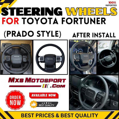 MXS4379 Prado-Style Premium Steering Wheel for TOYOTA Vehicles