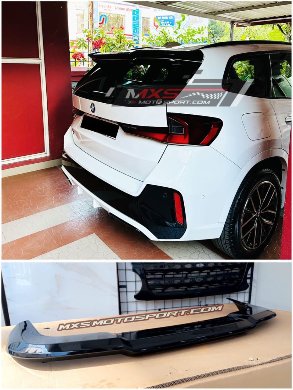 MXS4392 Rear Roof Spoiler for BMW X1 U11 (2023+) – Gloss Black Boot Wing Lip Upgrade