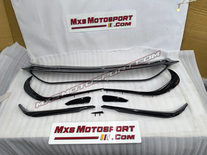 MXS4399 Front Bumper Lip Chin Spoiler Winglet Splitter for Mercedes Benz A Class W176 A45 AMG 2012+