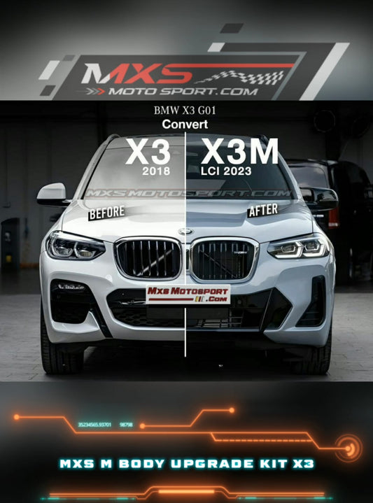 MXS4415 BMW X3 G01 Convert / BMW X3 2018 to BMW X3M LCI 2023 Aftermarket Kit