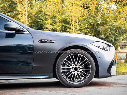 MXS4458 Full Upgrade Body Kit Hood Fenders From Mercedes Benz C Class W206 2021+ Convert to C63 AMG 2022+ Hood Fenders