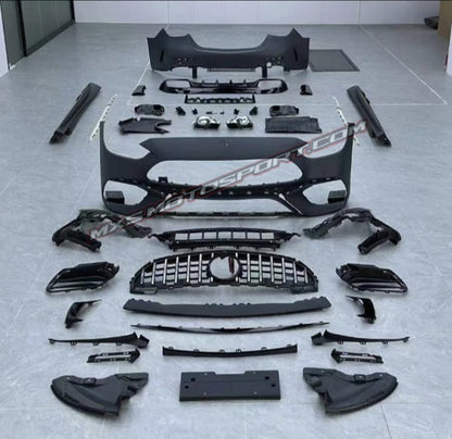 MXS4458 Full Upgrade Body Kit Hood Fenders From Mercedes Benz C Class W206 2021+ Convert to C63 AMG 2022+ Hood Fenders